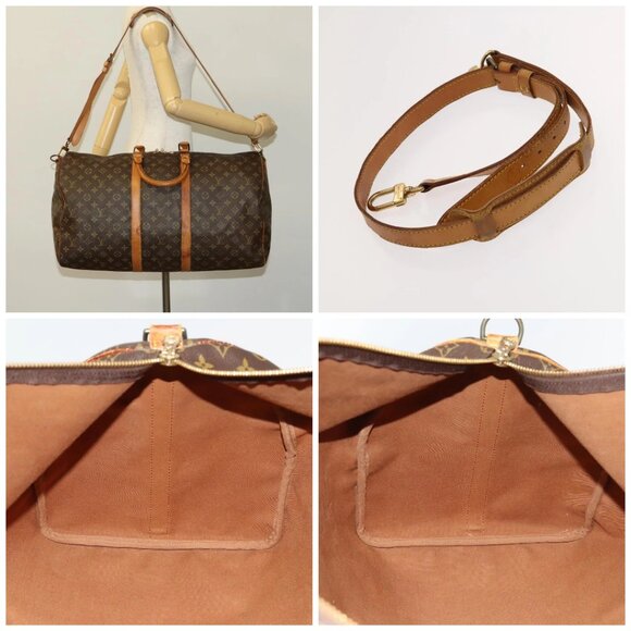 LOUIS VUITTON Monogram Keepall Bandouliere 55 Boston Bag - Picture 16 of 16